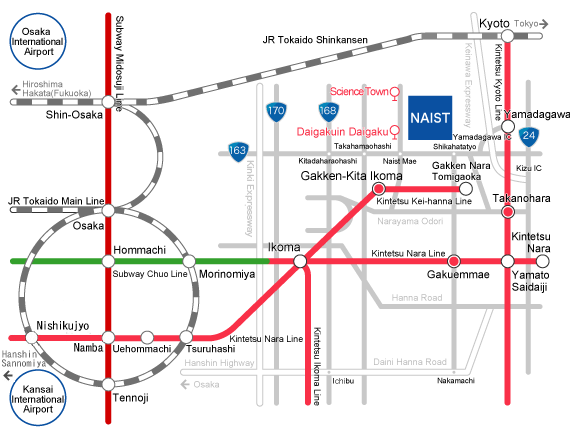 公共交通機関図