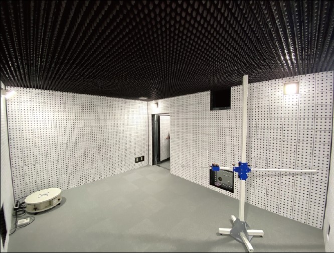 Fig.5 Anechoic chamber for hardware security evaluation